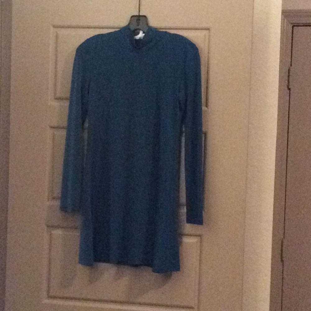 BCBG Mock Neck Tunic Dress